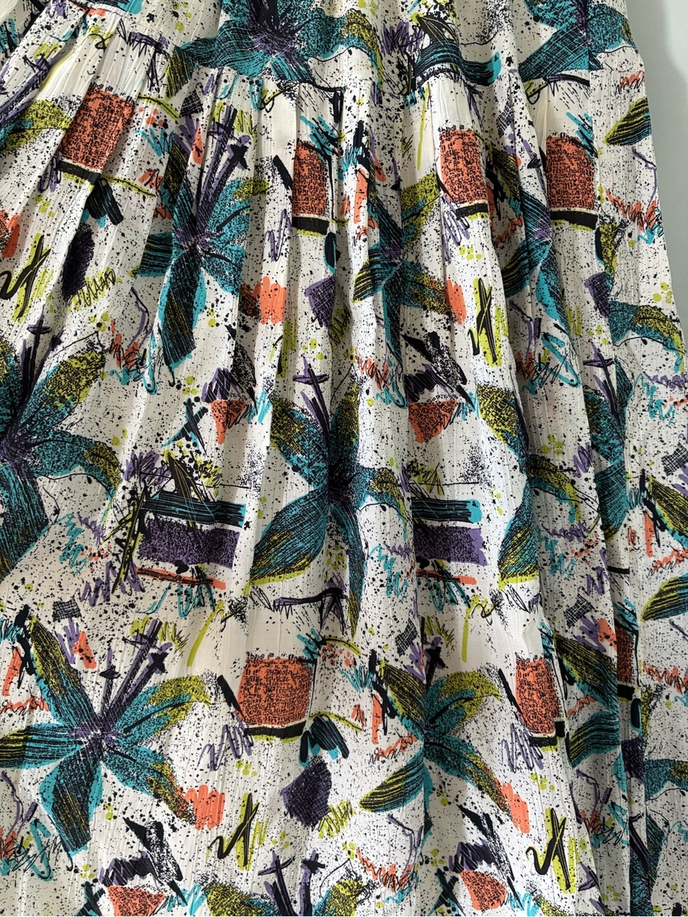 80’s-90’s Vintage Skirt Sz. Medium-Large (Stretchy Waist & Pockets!). - Picture 10 of 10